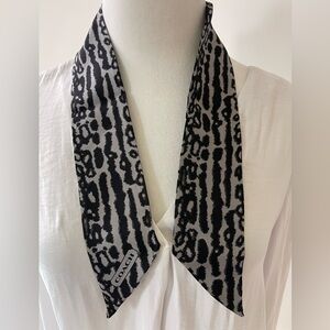 Coach Silk Animal Print Scarf